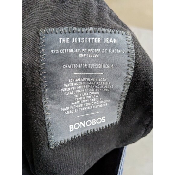 Bonobos Jeans Blue Jetsetter Medium Wash Cotton Blend Mens Size 34X31 - Picture 6 of 9